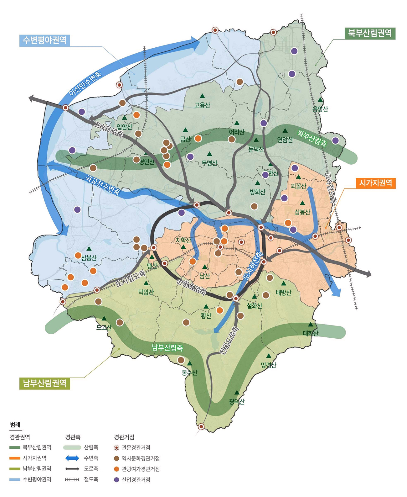 2030 경관기본구상도