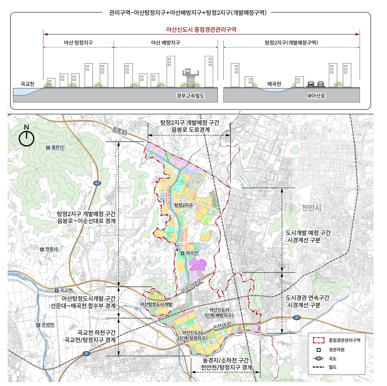 2030 아산신도시 중점경관관리구역