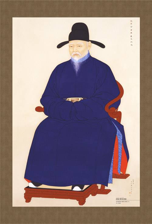 문정공 맹사성 영정