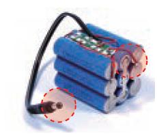 전선이 부착되어 있는 경우 제거하지 않고 절연테이프 등을 단자에 붙여 배출