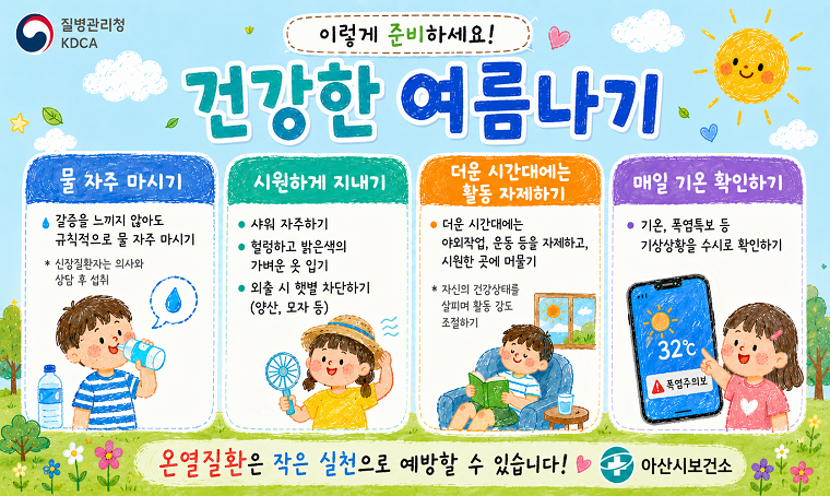 온열질환 예방 건강수칙